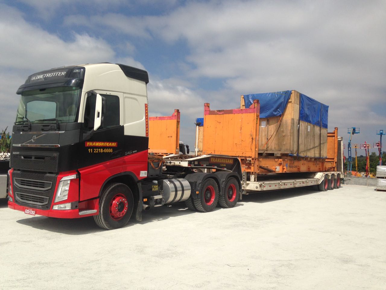 Transporte de geradores