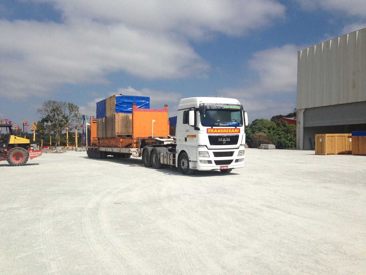 Transporte de máquinas