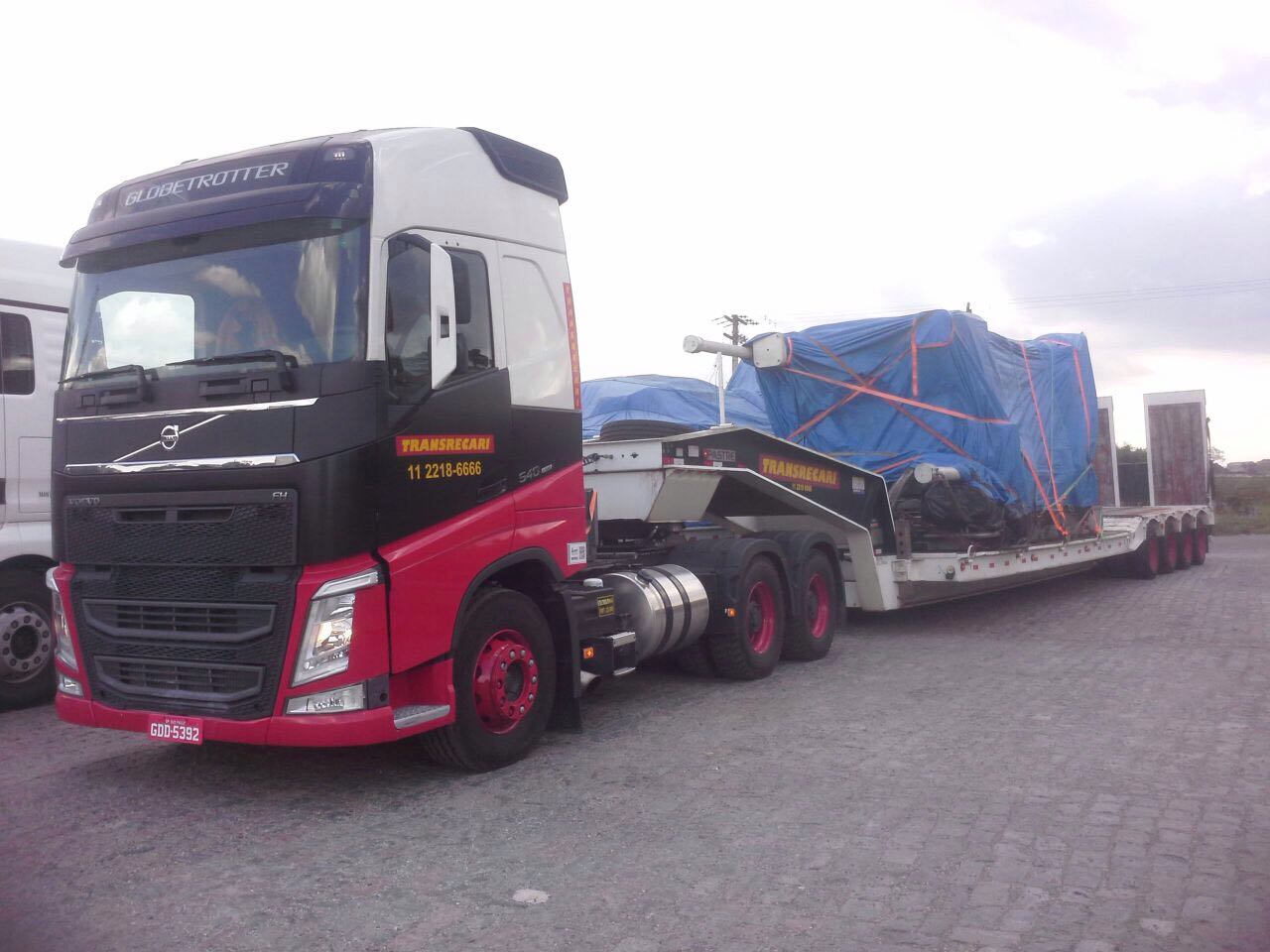 Transporte de máquinas